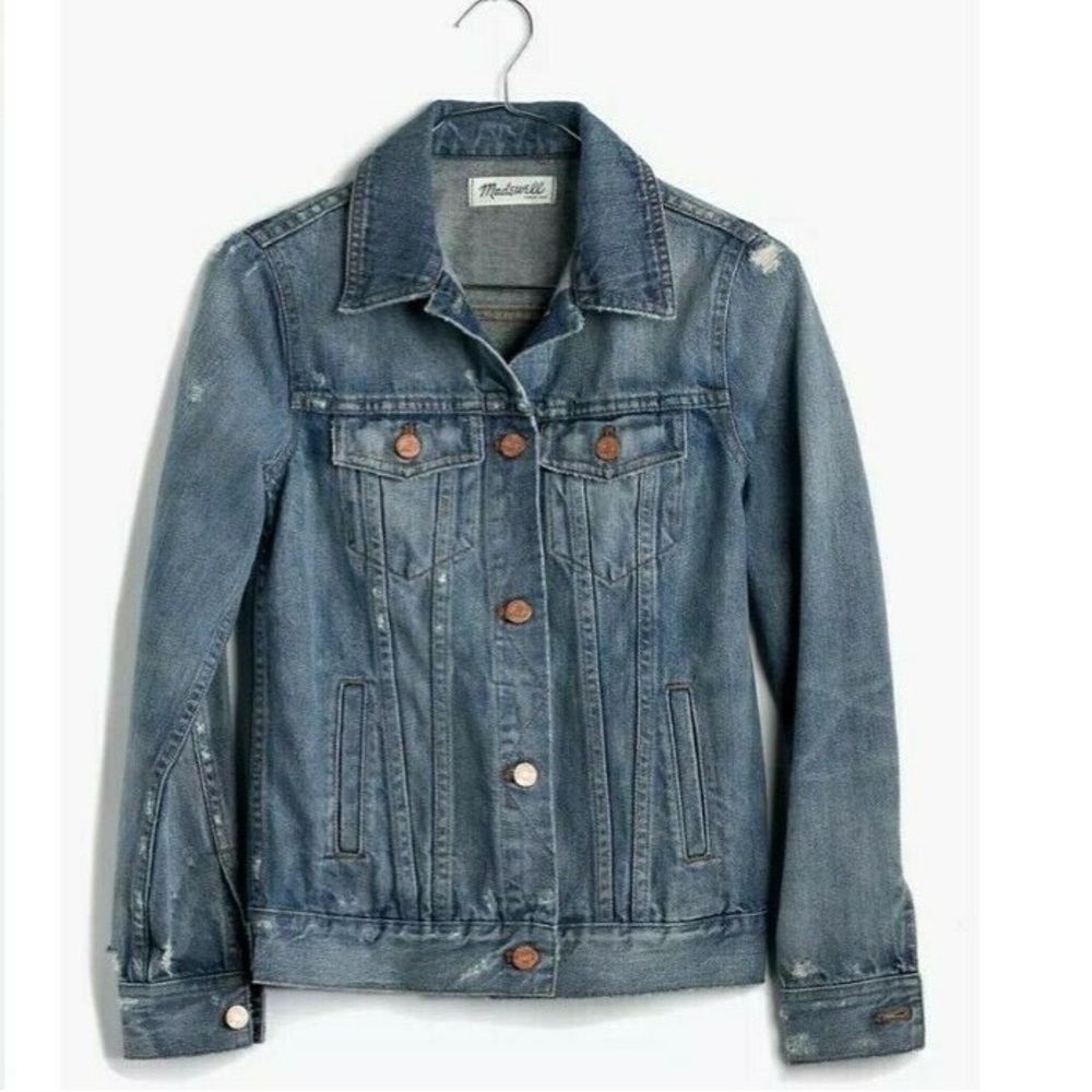 Madewell Distressed Jean Jacket